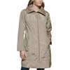 Cole Haan Women's Travel Packable Rain Jacket, Champagne
