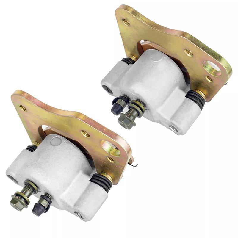 Caltric Front Left Right Brake Caliper W/Pads for Polaris Ranger