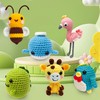VBNVBN 6Pcs Crochet Kit for Beginners Animal Knitting Kit for