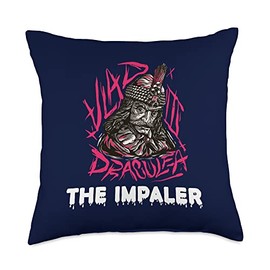 Vlad Tepes since 1431 Dracula Vampire Transylvania Vampire Throw Pillow, 18x18, Multicolor