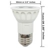 Anyray LED JDR Light Bulb 120V - Green Color -