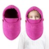 AYPOW Kids Winter Thermal Fleece Balaclava, Multifunctional Windproof Adjustable Face