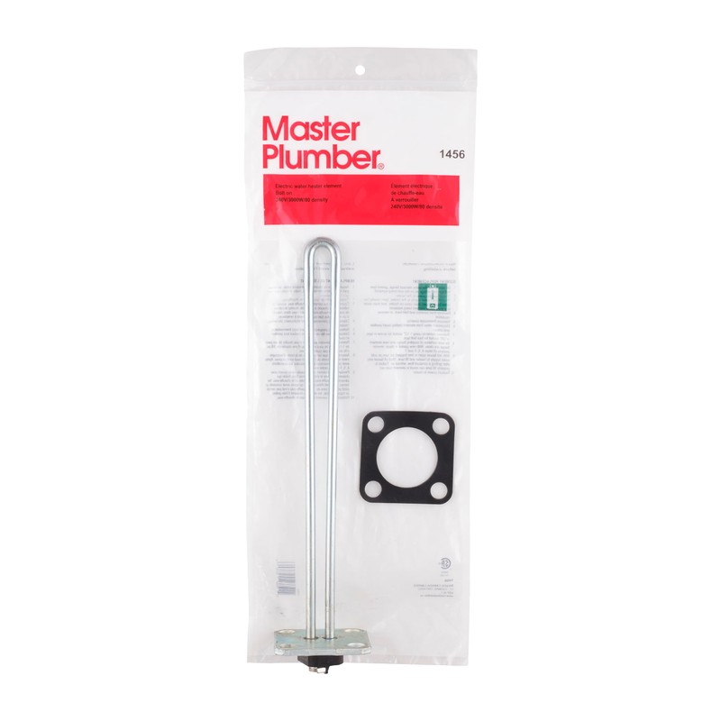 Master Plumber 1456, Water Heating Element, 240V/ 3000W / 80