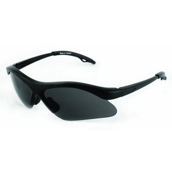 Sellstrom 74171 Avalanche Series Protective Eyewear, Smoke Lens, Black Frame
