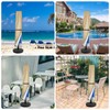 Teynewer Parasol Cover Waterproof, Straight Parasol Protective Covers with Telescopic