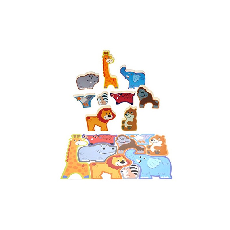 Play Wild Safari Puzzle Chunky Puzzle Wildlife Animals Puzzles for