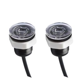 HJJSOLS02 Optical Infrared Water Oil Fuel Fluid Diesel Liquid Level Sensor Switch Infrared Water Level Sensor Liquid Level Monitor Sensor Water Tank Automatic Level Control, Pack of 2