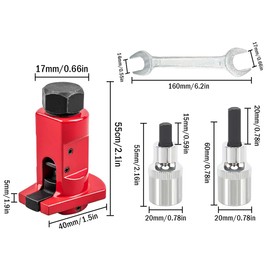 Anlising 4pcs Spreader Wheel Bearing Housing, Wheel Bearing Shock Absorber Tool, Suspension Strut Spreader Tool, Universal Insert Wheel Bearing Tools, for Car Repair Maintenance Wheel Bearing Tools