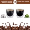 Grasseed Refillable Vertuo Capsule, Reusable Stainless Steel Vertuo Pod Kit