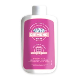 Diamond Shine Professional Window and Glass Cleaner & Polish - Hard Water Stain, Water Spot, Calcium, Lime, Rust - Shower Door, Glass, Windows - 10 oz