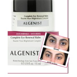 Algenist Complete Eye Renewal Anti-Wrinkle Balm Alguronic Acid Bags Circles .5oz
