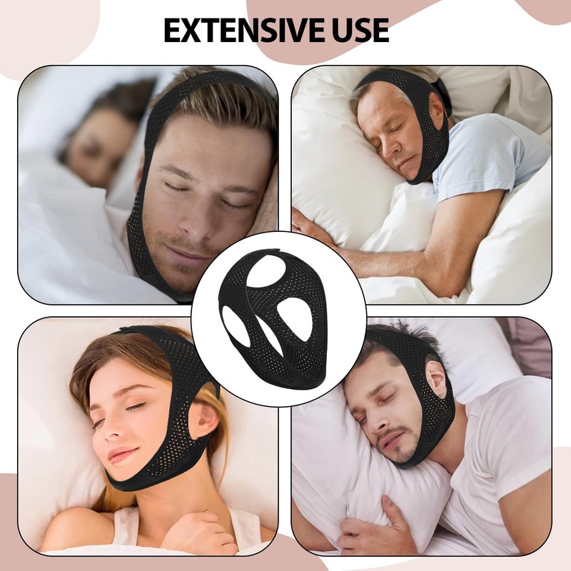 keyxer Fashion Anti-Snoring Chin Strap 2025 - Adjustable Chin Strap
