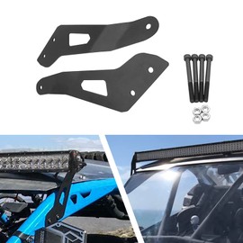 DaSen for 50" Straight/Curved LED Light Bar Upper Roof Windshield Mount Brackets Fit 2017-2022 Can-am Maverick X3 MAX 4x4 Turbo