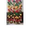Sphinx Pom-poms Beads & Golden Hanging Bells Strings/Garlands/torans/Wall hangings for