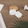 Tinoaly 4pcs Cooler Hinges Replacement, Plastic Hinges Latch Kit with
