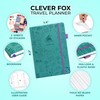 Clever Fox Travel Journal – Vacation Planner with Budget Plan,