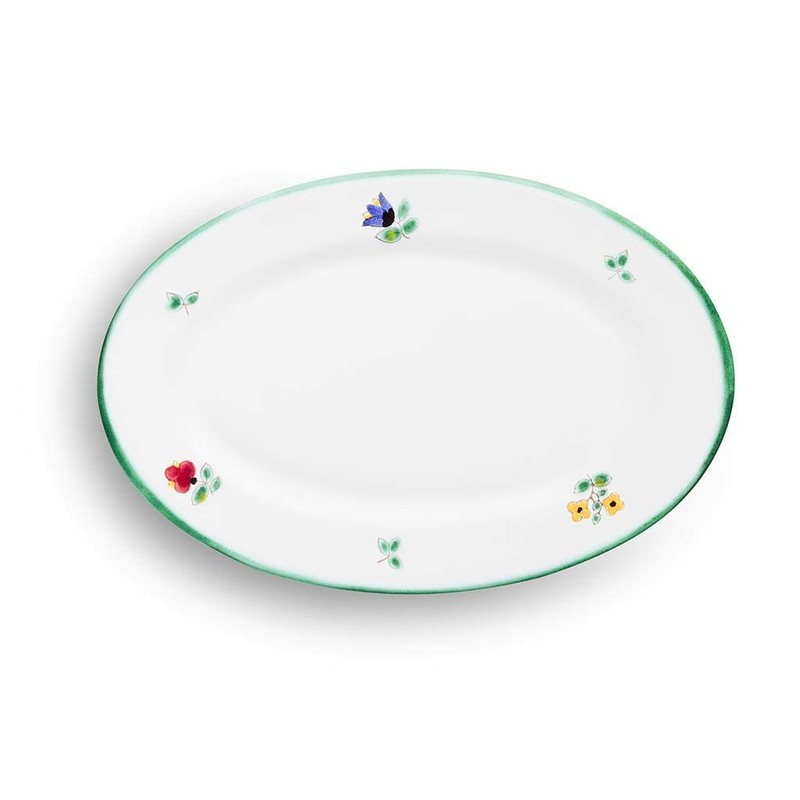 GMUNDNER KERAMIK Oval plate size: L = 21 cm x
