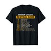 Funny Senior Citizen's Texting Code Design Gift for Grandpa T-Shirt