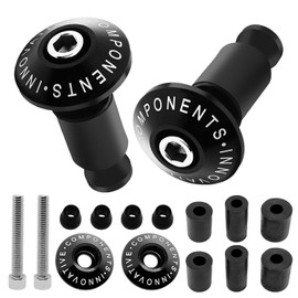 Pack of 2 Motorcycle Handlebar Weights, Handlebar Ends, Motorcycle, Universal Handlebar Plugs for Most Motorcycles with 22 mm (7/8 Inch) Diameter Handlebars, Robust and Stable, Individual and Stylish