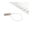Pack of 100 Red Plastic Safety Ties Numbered Cable Ties
