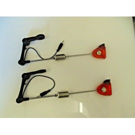 TMC 2 x Red Drop off illuminated Bite Indicators. Slider Weight, 2.5mm Jacks