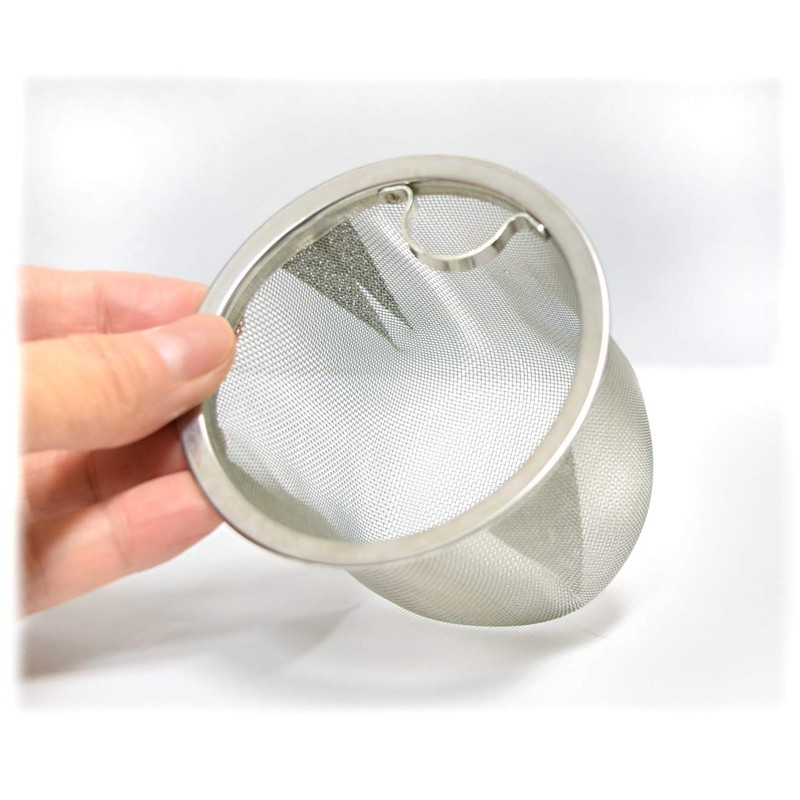 Kondou-san Series Tea Bottle, Silver, Size: Diameter 3.1 x Height