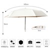 Folding Umbrella, Parasol, UV Protection, 100% Light Blocking, Auto Open