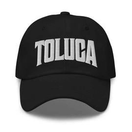 Merch Town Toluca Baseball Cap Toluca Dad Hat Illinois IL Hat Embroidered Souvenir Black