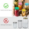 Sophico Silicone Fermenting Lids, Waterless Airlock Fermentation Tops Mason Jar