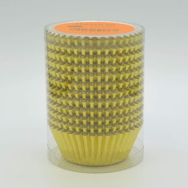 Huaswan Gold Foil Cupcake Liners Standard Paper Baking Cups for