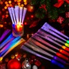 Jellybibo Fibre Optic Wands for Kids, 7 Blinking LED Colours,