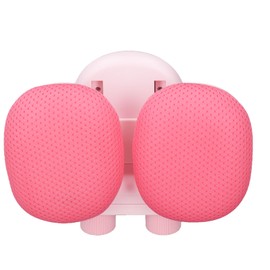 Sitting Posture Corrector Pearl Wool 5 Height Levels Easy Assembly Double Chest Support for Kids Students Desk Pink