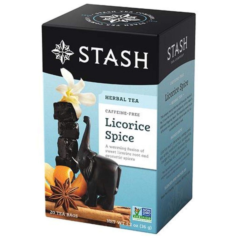 Stash Tea Licorice Spice Herbal Tea 20 Count Tea Bags