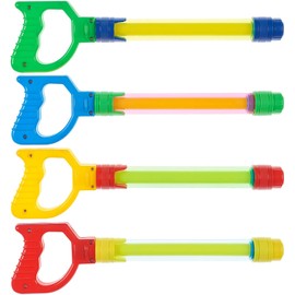 Prextex 4 Pack Water Shooters for Kids - Summer Toy - Swimming Pool Toys - Water Squirter - Water Shooter Toys - Water Blaster - Squirt Guns - Water Gun - Summer Party Favor
