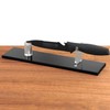 QWORK Acrylic Knife Display Stand Set - 2 Pieces Elegant