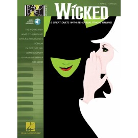 Wicked Sheet Music Piano Duet Play-Along Book and Audio NEW 000290567