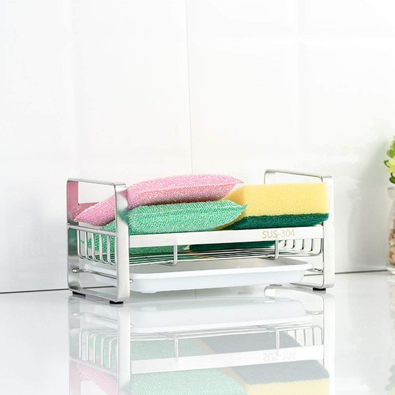kaileyouxiangongsi 2 Pack Kitchen Sponge Holder - Kitchen Sink Organizer