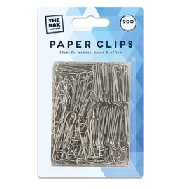 Paper Clips Metal Plain Clips Non Skid Paperwork Clips Reusable Paperclips Smooth Surface Binder Clips Suitable for School Home Office Personal Use and Stationery Documents 2.9 X 0.7 Cm (Pack of 200)