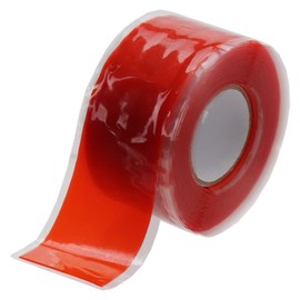 Autrends Self Fusing 1Inch X 36Ft Silicone Grip Tape, Red - Pull Up Bar & Handlebar Repair Tape