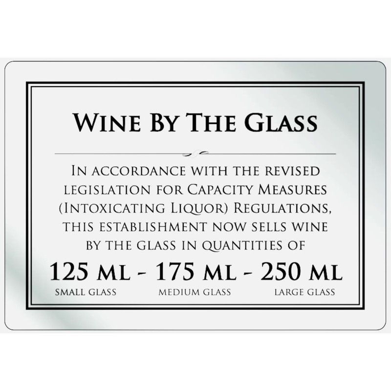 Essential Bar Licensing Sign Pack 3 Pcs 25ml Aluminium Challenge