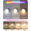 GOEBLESON Rechargeable Light Bulbs with Remote Control, Battery Operated Light