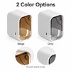Wall-Mounted Toothbrush Holder for Bathroom Organization – Drill-Free, Dustproof Storage