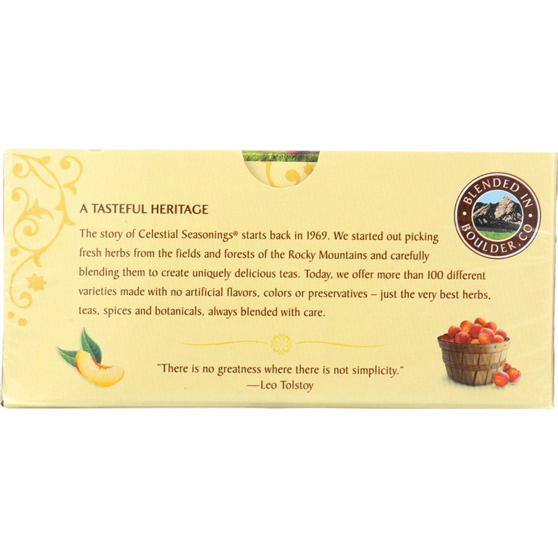 Celestial Seasonings Herbal Tea Caffeine Free Sleepytime Peach - 20