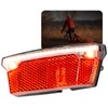 E-Mangue LED Bicycle Carrier Light, StVZO Approved Bicycle Rear Light,