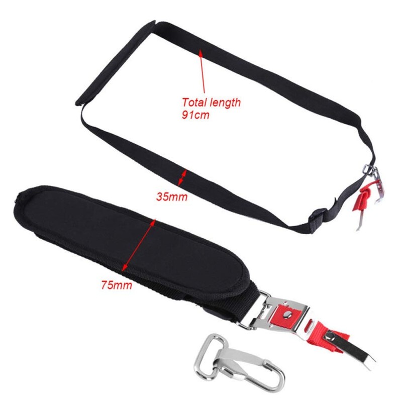 Calayu Grass Trimmer Belt, Nylon Shoulder Strap, Brush Cutter, Adjustable