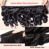 Beauty Queen 16A Human Hair Bundles Loose Wave 16 18