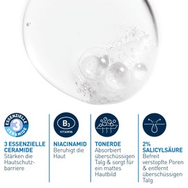 CeraVe Deep Pore Cleansing, Foaming Cleansing Gel with Salicylic Acid for the Face for Blemished and Acne Prone Skin, 236 ml