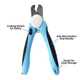 Pets First DOG NAIL CLIPPER & TRIMMER Premium Quality Pet Nail Paws Clippers & trimming tool with Safety Guard. Avoid Over-Cutting Nails +Free Nail File. Sturdy Non Slip Ergonomic Handles. Sharp Blade
