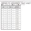 XBRAID Fluorocarbon FC Absorber Tight Knot (FC ABSORBER TIGHT KNOT)