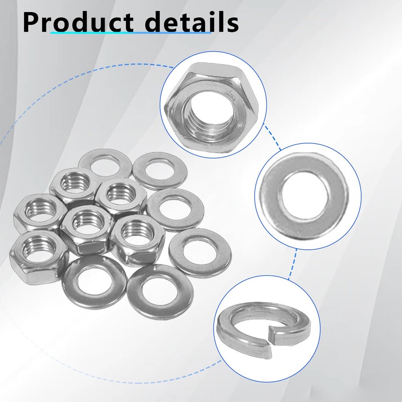 BIGLKNM Titanium Cylinder Head Studs Nuts & Engine Bolt Kit